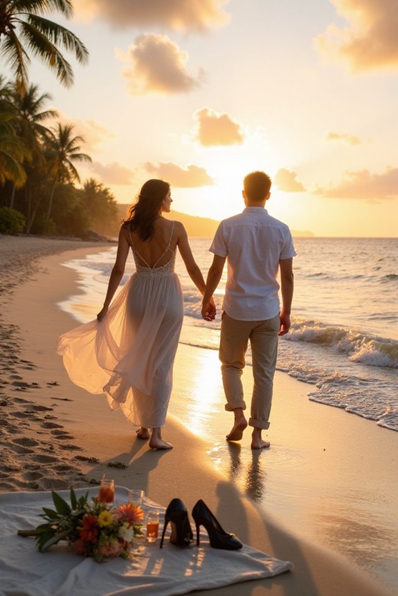 beach wedding attire comfort
