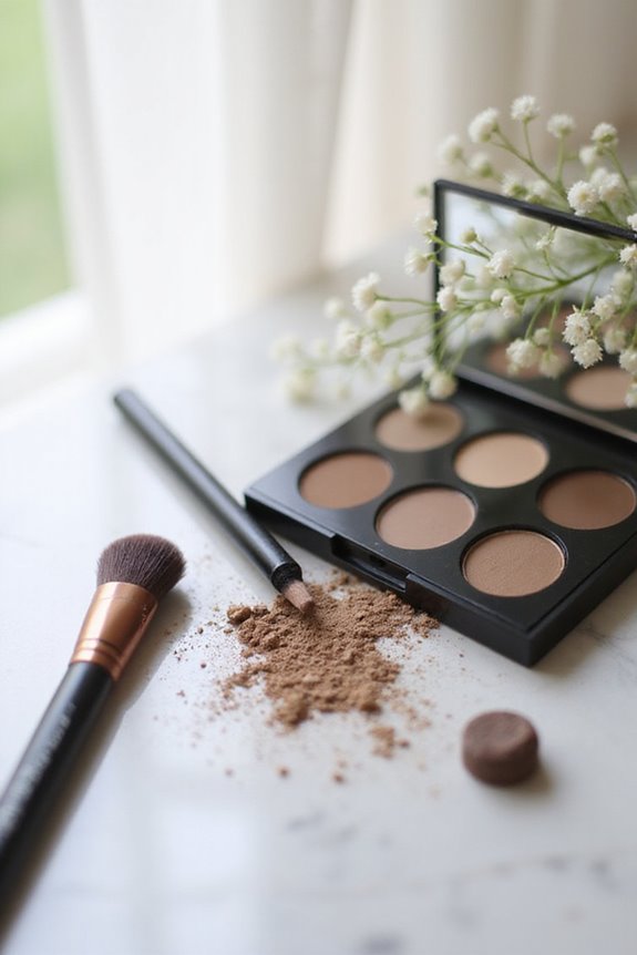 blending techniques for natural brows