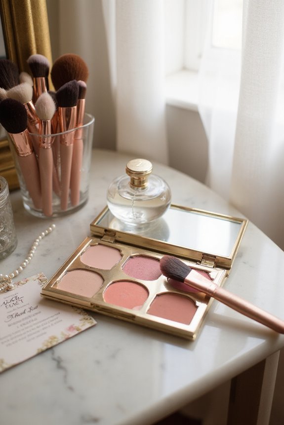blush application for face shape