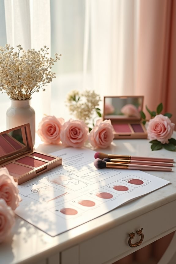 blush techniques for face shapes