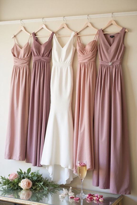 bridesmaid dress style variations