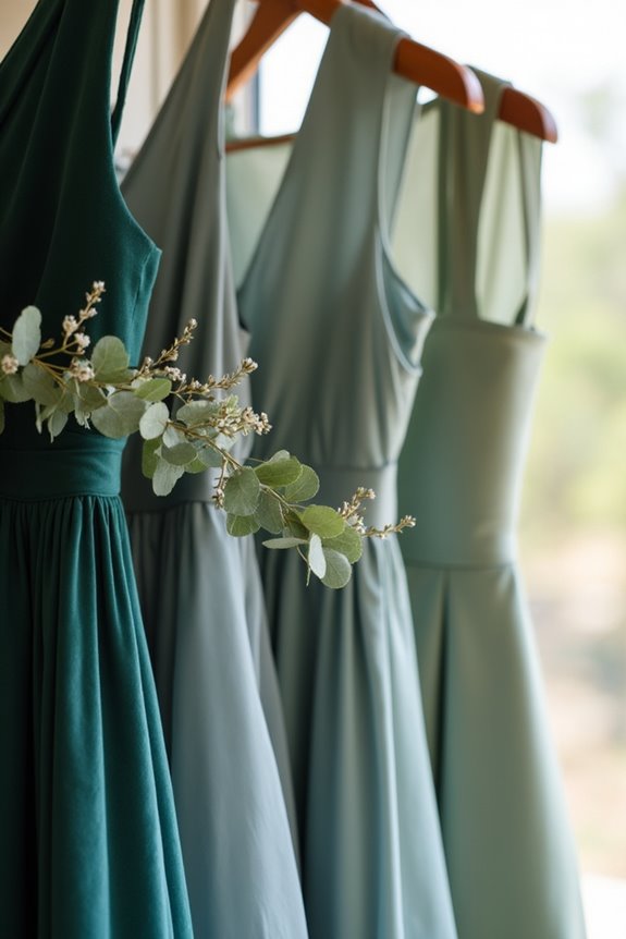 bridesmaid fabric texture harmony