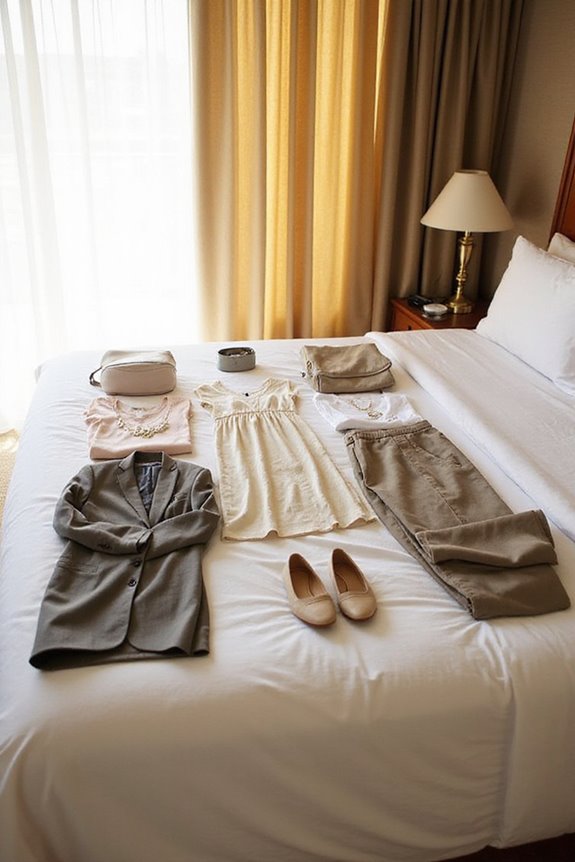 capsule wardrobe packing tips