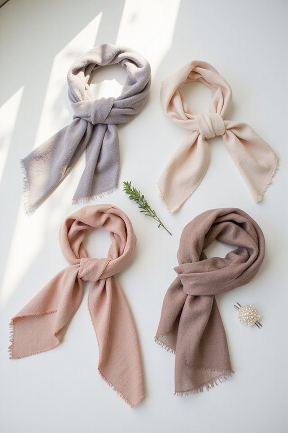 casual scarf tying techniques