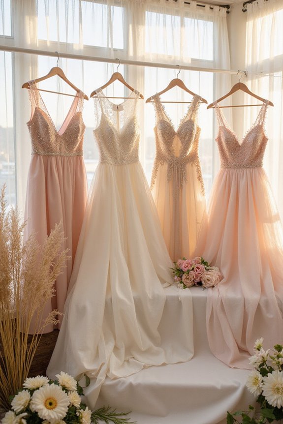 chic and comfortable wedding attire