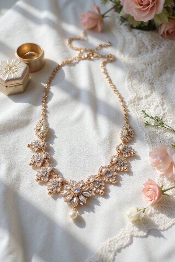 choosing a wedding necklace