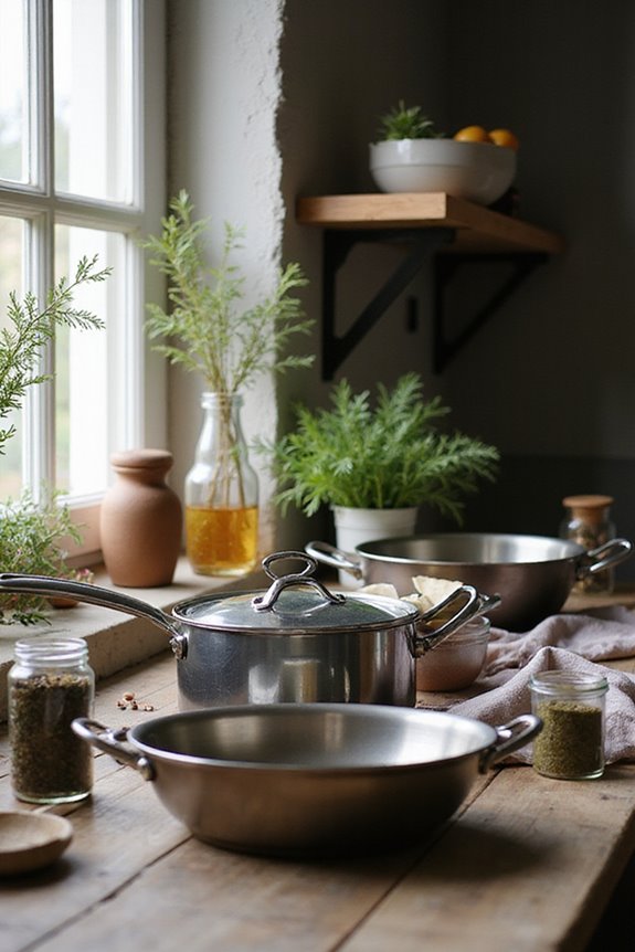 cookware material and maintenance