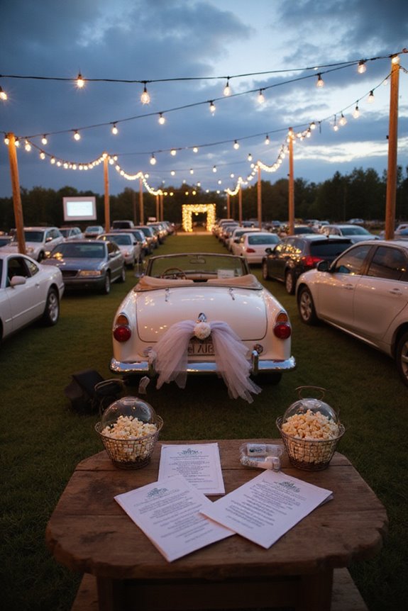drive in wedding logistics planning