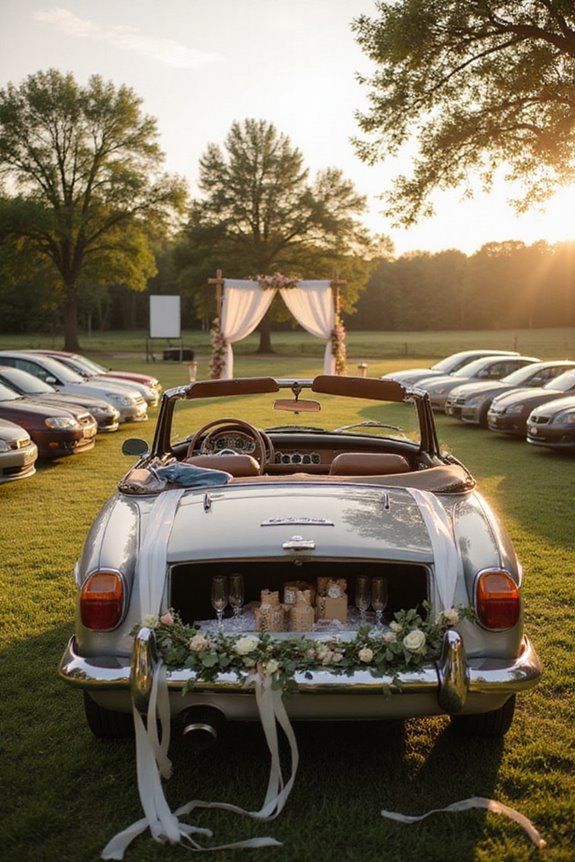 drive in wedding planning guide