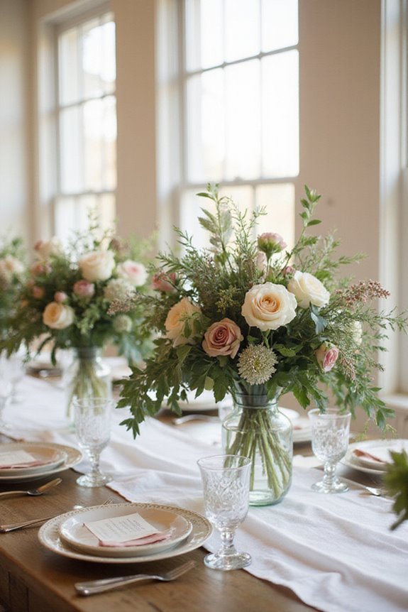 elegant dining table decor