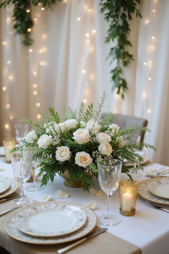 elegant wedding table decor