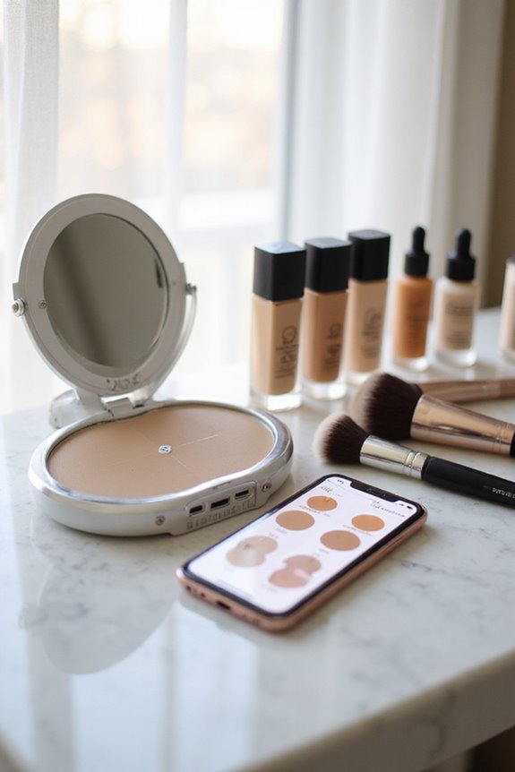 foundation shade matching technology