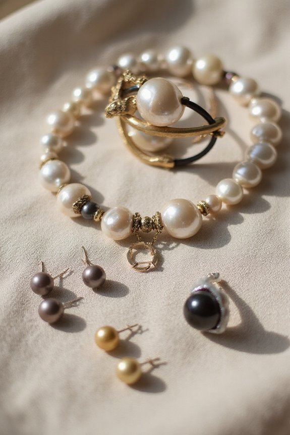gender neutral pearl jewelry