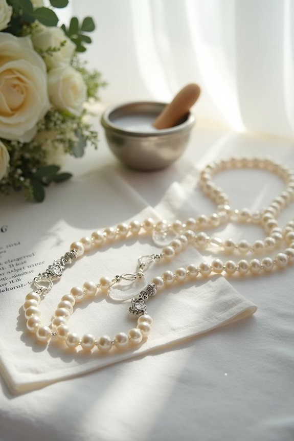 gentle cleaning for necklaces