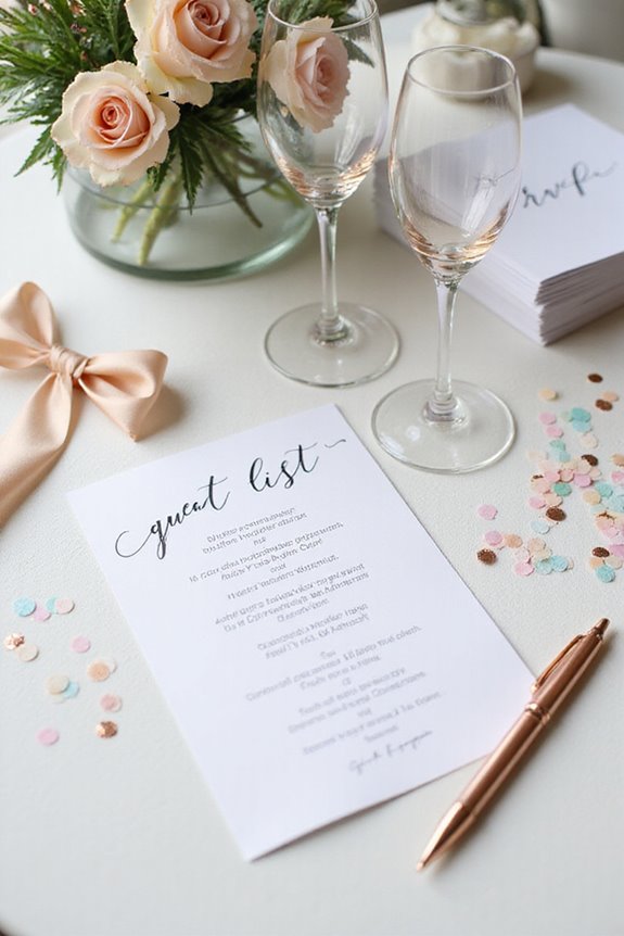 guest list creation tips