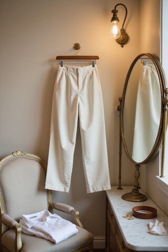 high waisted trousers body types