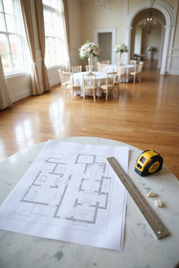 measuring venue for events