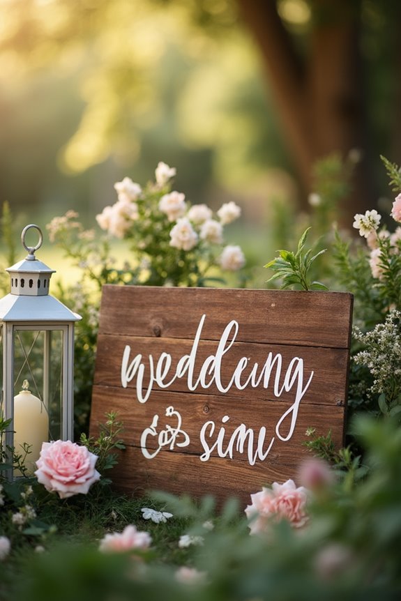 memorable wedding sign ideas