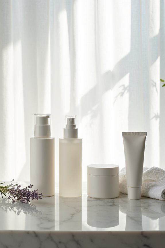 minimalist skincare product essentials