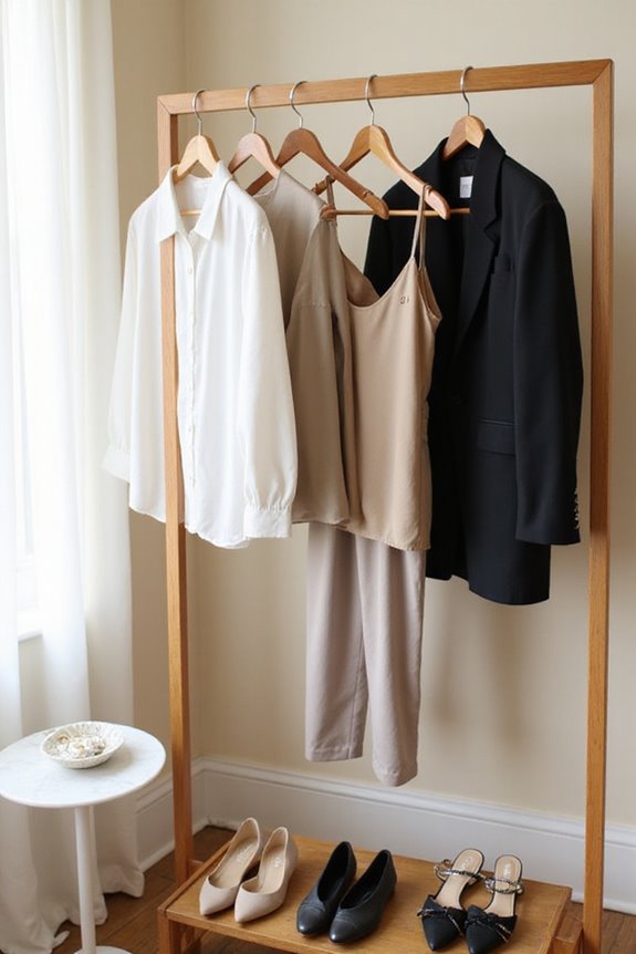 organize capsule wardrobe efficiently