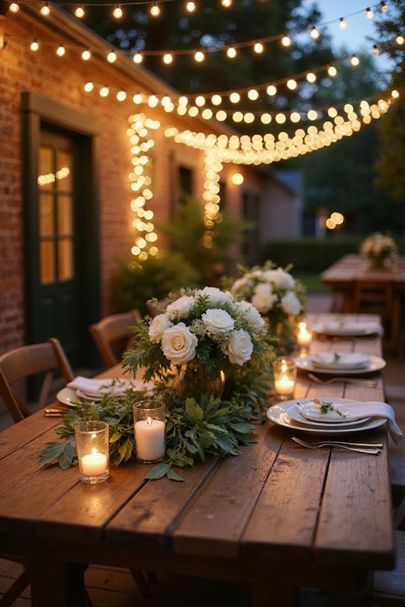 outdoor patio string lights
