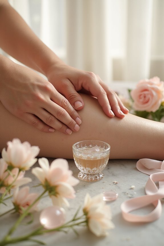 scar massage promotes healing