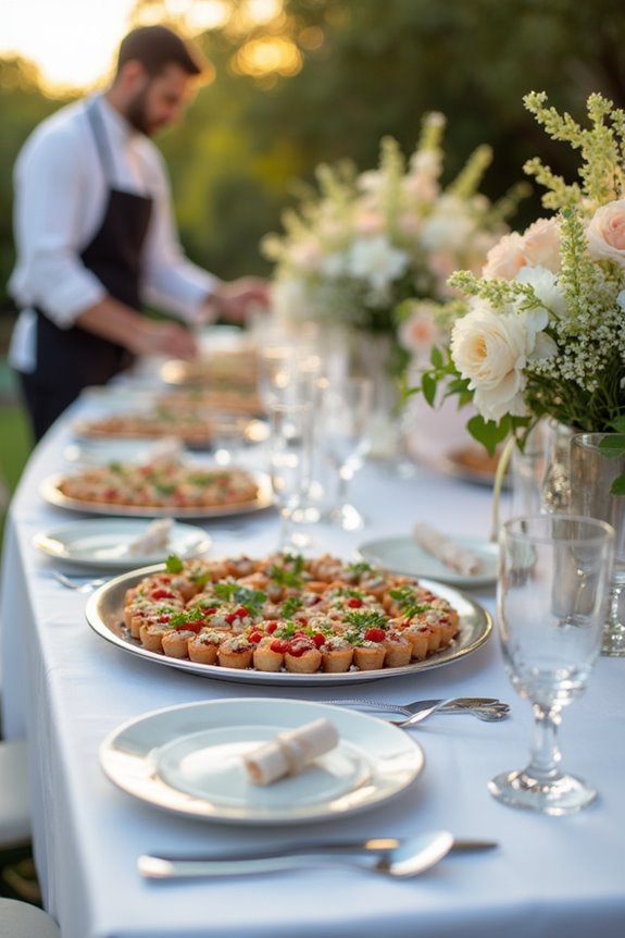 selecting a suitable caterer