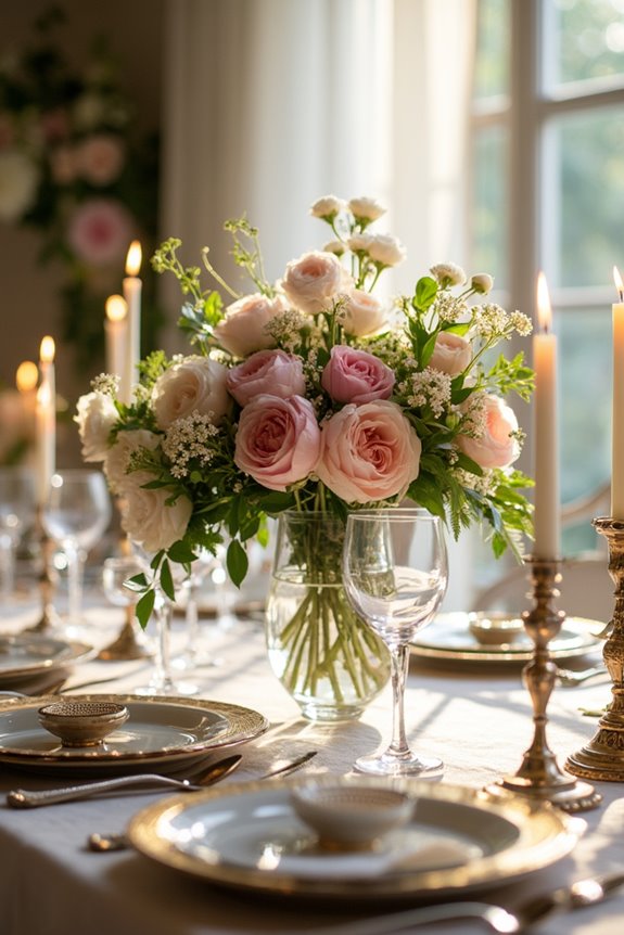 stunning dining table centerpieces