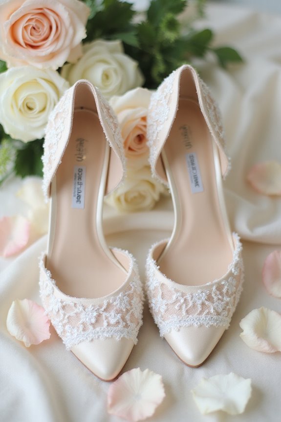 stylish and comfortable wedding shoes
