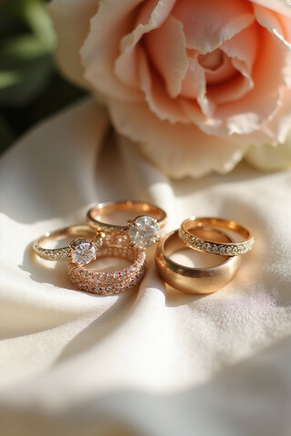 stylish budget friendly wedding rings