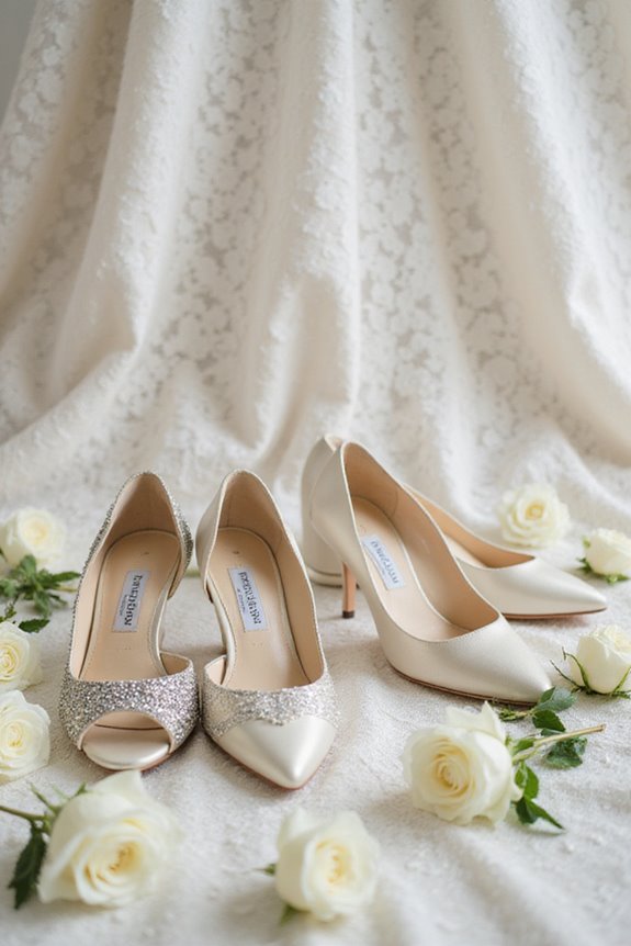 stylish jimmy choo wedding shoes