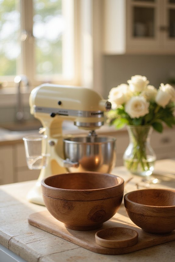 stylish mixing and serving