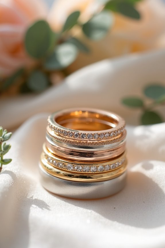 stylish ring stacking tips