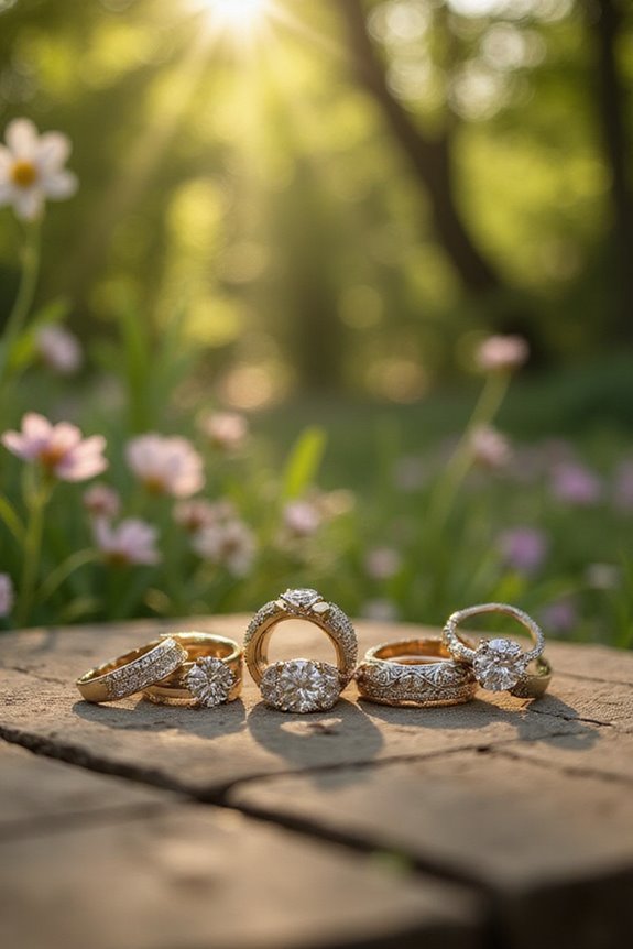 stylish wedding bands selection