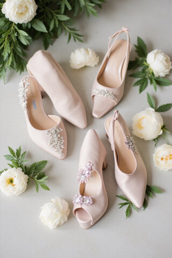 stylish wedding guest shoes