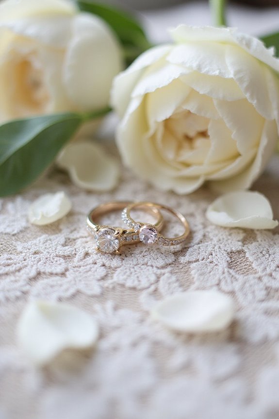 three stone wedding ring collection