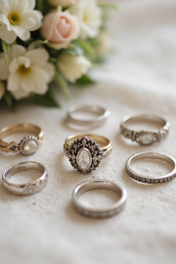 timeless vintage wedding rings