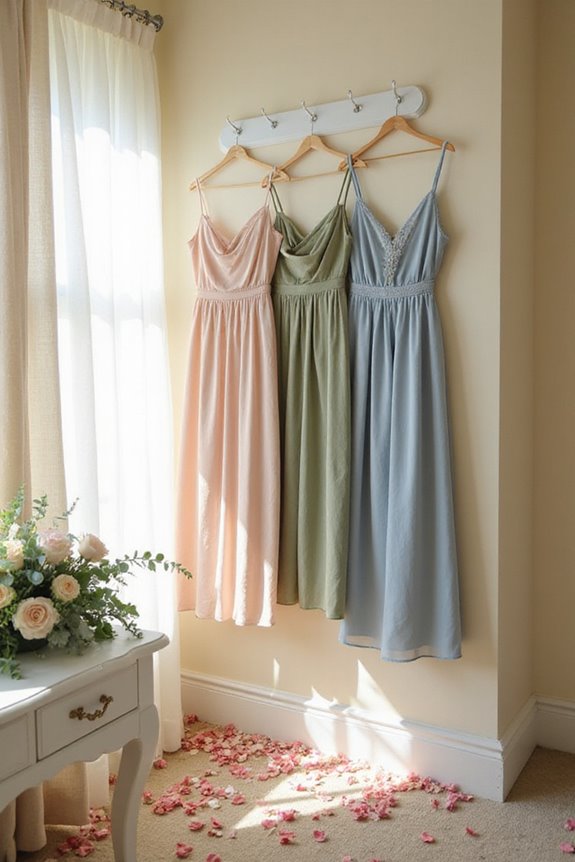 unique bridesmaid dress styling
