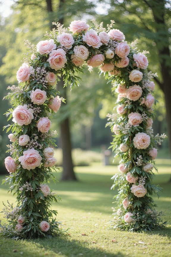 wedding arch flower ideas