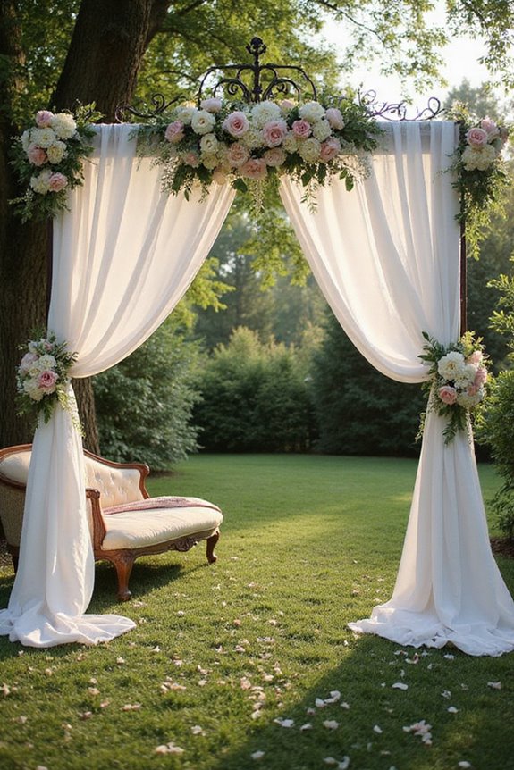 wedding backdrop selection factors