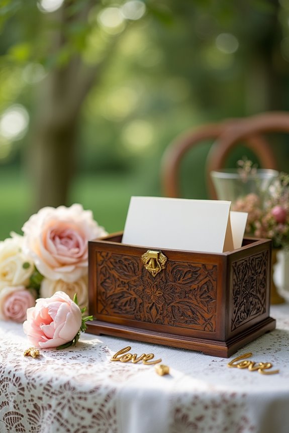 wedding card box selection
